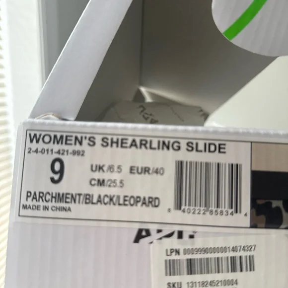 APL Shearling Fur Slides Leopard - Picture 9 of 9